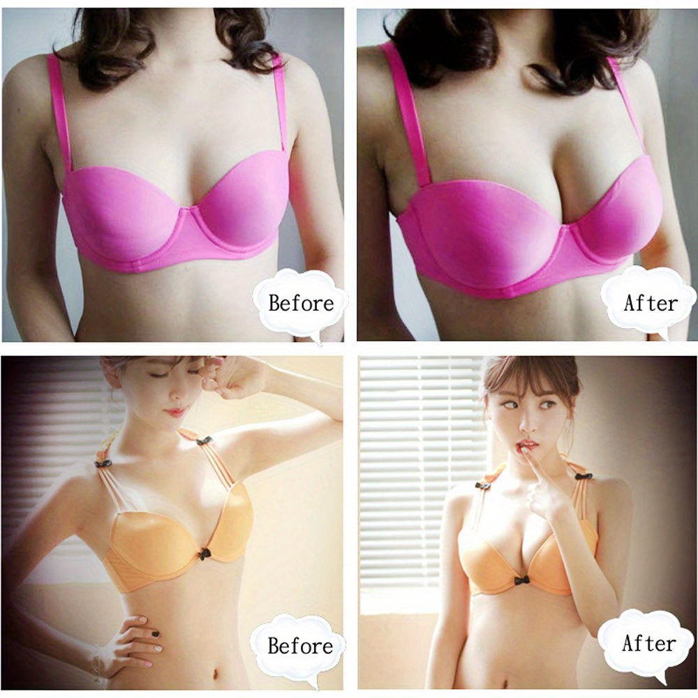 Invisible Heart Padding Magic Self Adhesive Bra Insert Pads Push Up Silicone  Breast Enhancer For Womens Bikini Swimsuits From Nbkingstar, $16.88