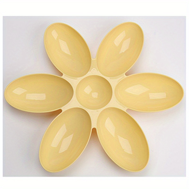 Creative Petal Shaped Plastic Cat Bowl Cat Food Bowl Water - Temu