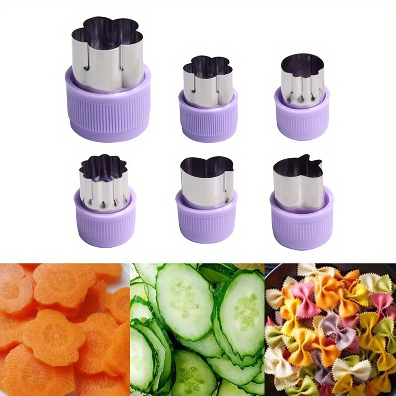 Vegetable Cutter Shapes Set, Stainless Steel Cookie Cutters, Fruit Stamps  Molds, Chocolate Cutters, Cake Decorating Molds, Salad Making Tools, Baking  Tools, Kitchen Gadgets, Kitchen Accessories - Temu