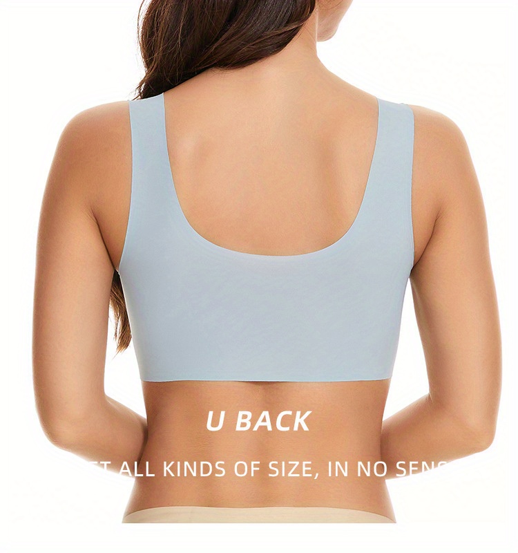 Candy Turtleneck Sports Bra Seamless Solid Push Up