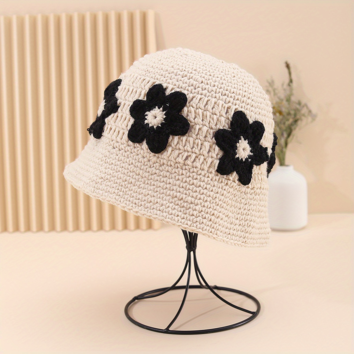 Sombrero de pescador a la moda para mujer, conjunto de bufanda, patrón de  letras, sombrero cálido, b Fridja nalpqowj2879