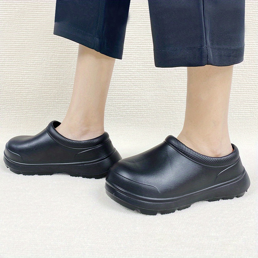 Men's Oil Proof Chef Shoes Kitchen Cook Shoes Waterproof Non - Temu