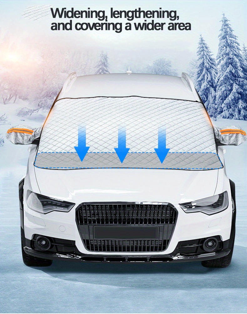 Car Snow Shield, Winter Front Windshield, Snow Shield, Magnetic Blackout  Curtain, Car Sunshade, Sun Protection And Heat Insulation, Universal - Temu  New Zealand