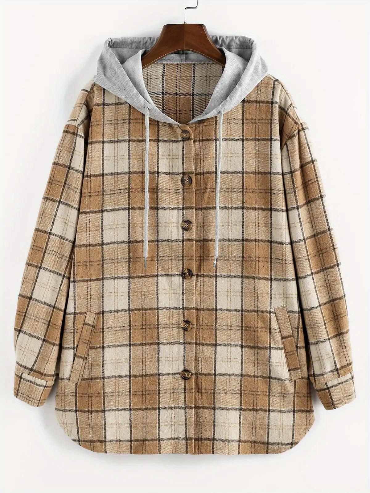 Fluffy flannel outlet jacket