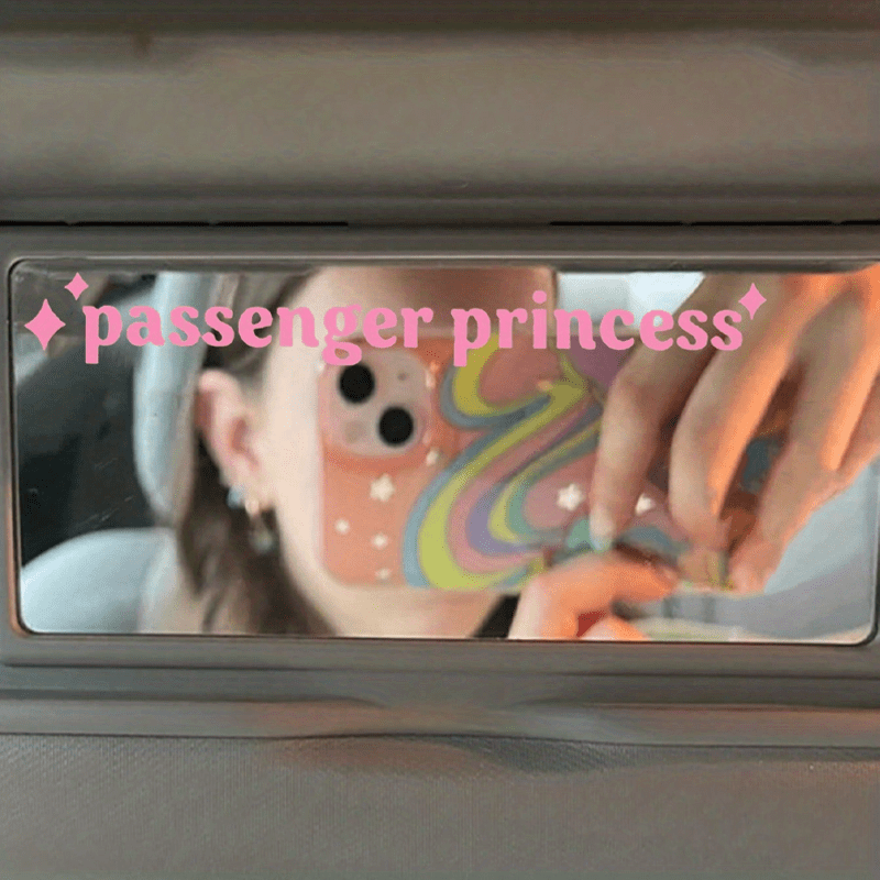 Autocollant Princesse Passager, Autocollant Miroir De Voiture 1 Pièce -  Temu Switzerland