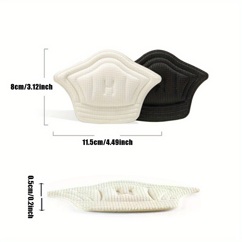 4/8/12pcs Memory Foam Heel Cushion Pads, Adjustable, Antiwear, Can be Cut, for New Shoes, Sports Shoes