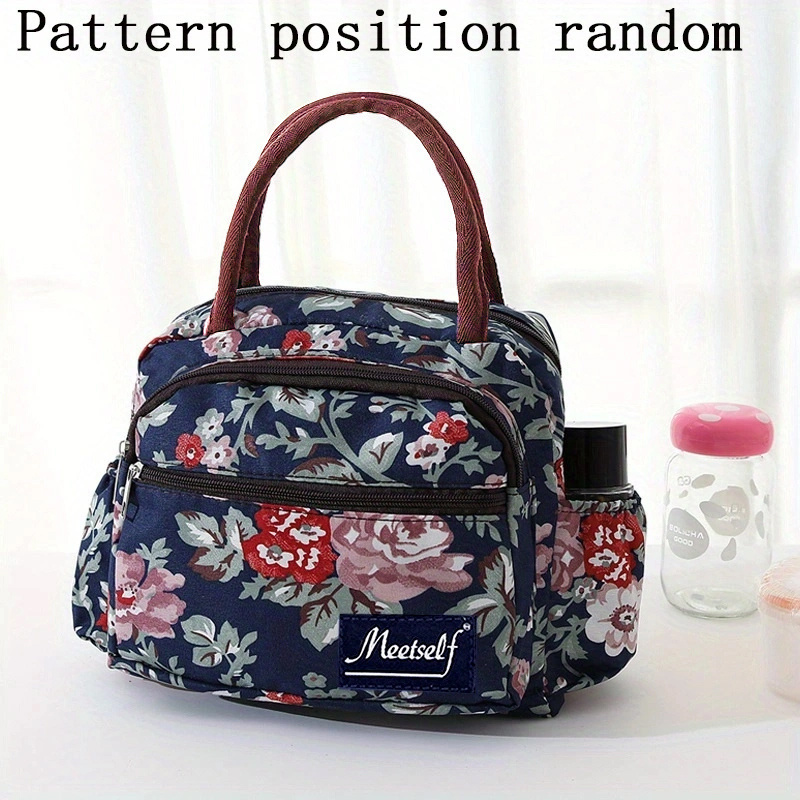 Coffee Flowers - Lunch Box Bag Lunch Bags Casual Handbag Small Bag Handbag  Picnic Totes Carry Bag