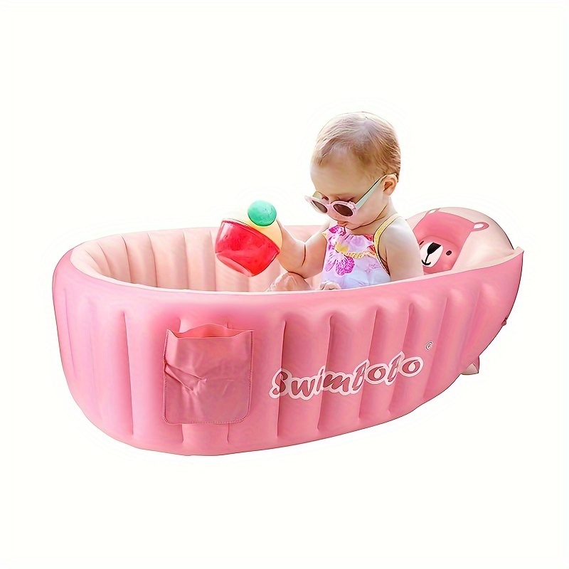 Varybeaty Collapsible Baby Bathtub,toddler Bathtub,baby Tub,small Pets Bathtub Portable Baby Bathtub Washing Tub, Foldable Multifunction Plastic