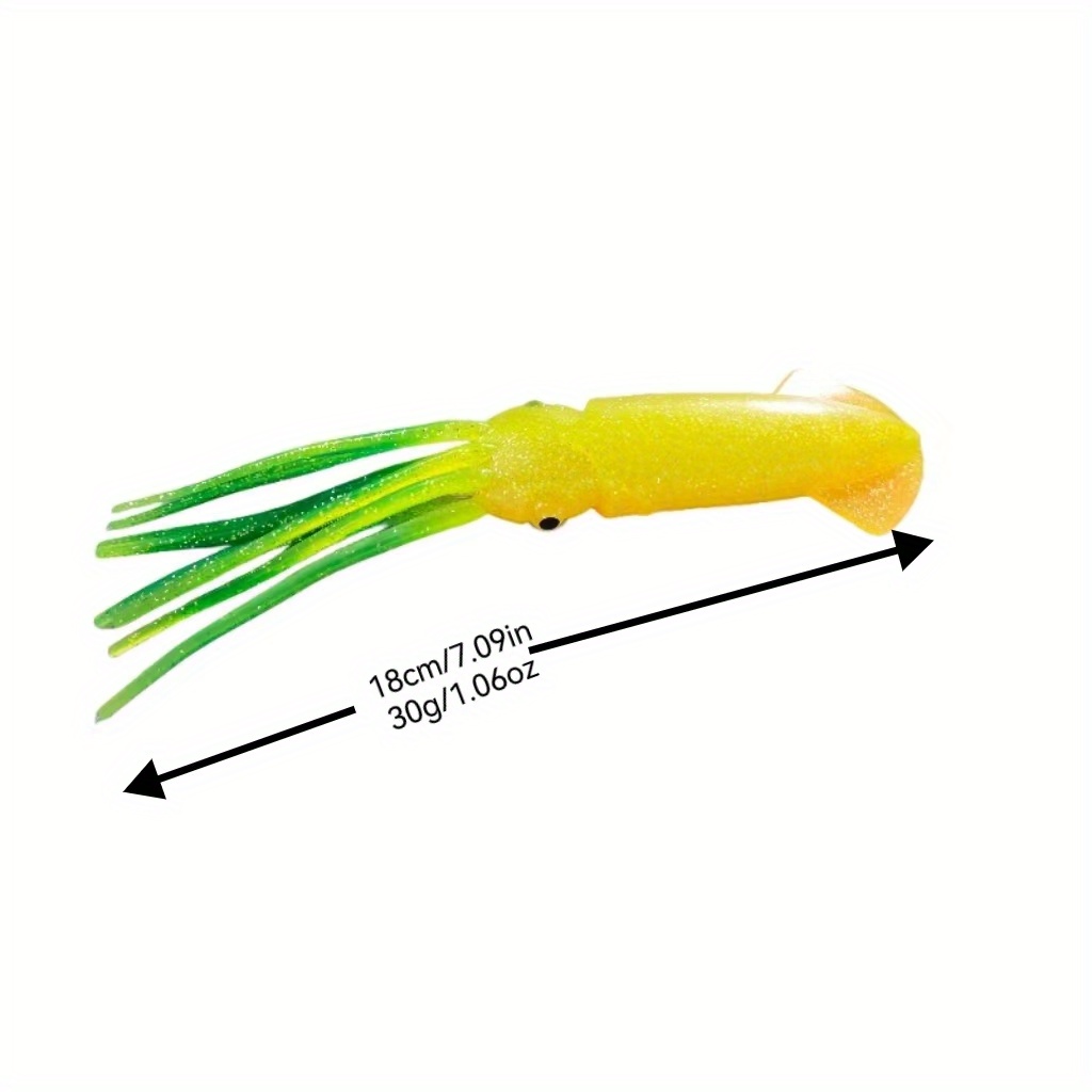 Artificial Squid Lure, TPE Red 300g Spray Ink Fishing Squid Bait Lifelike  with Ink Block for Sea Fishing, Soft Plastic Lures -  Canada