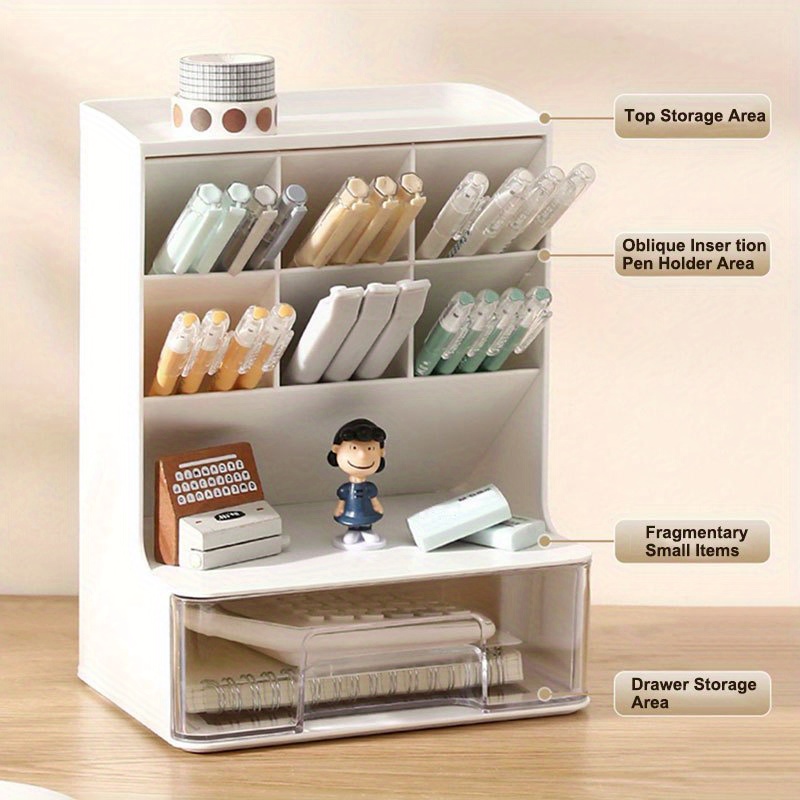 Desk Organizer Multifunctional Diy Pen Holder Desk Pen - Temu United Kingdom