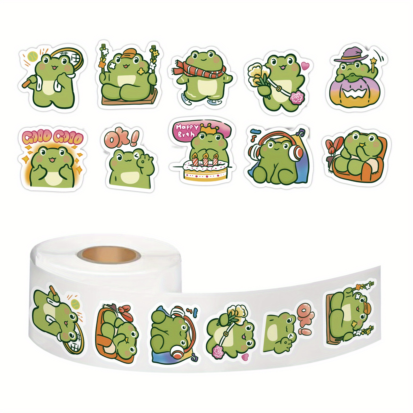 38 Stück Labu Aufkleber | Niedliche DIY Deko | Für Handy & Laptop