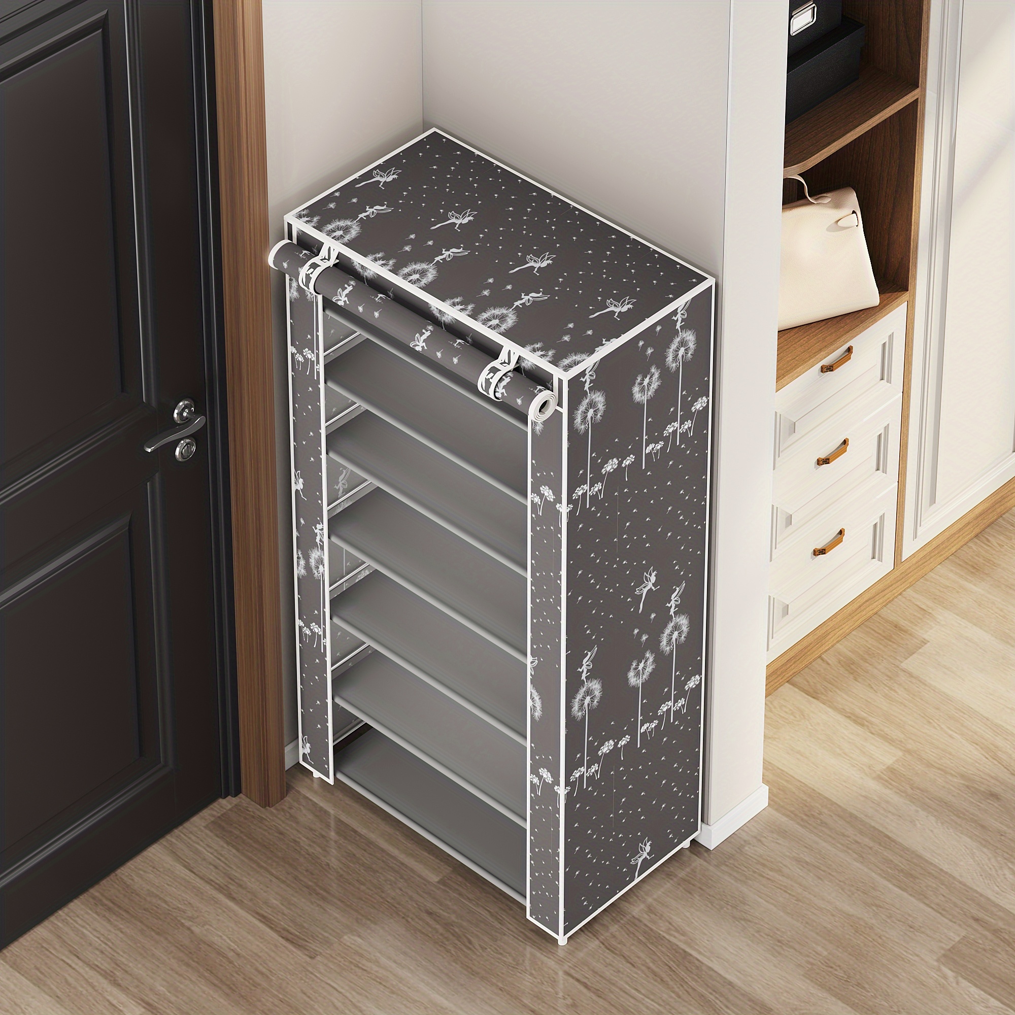 Simple Dustproof Shoe Cabinet At Home Easy To Install Shoe - Temu