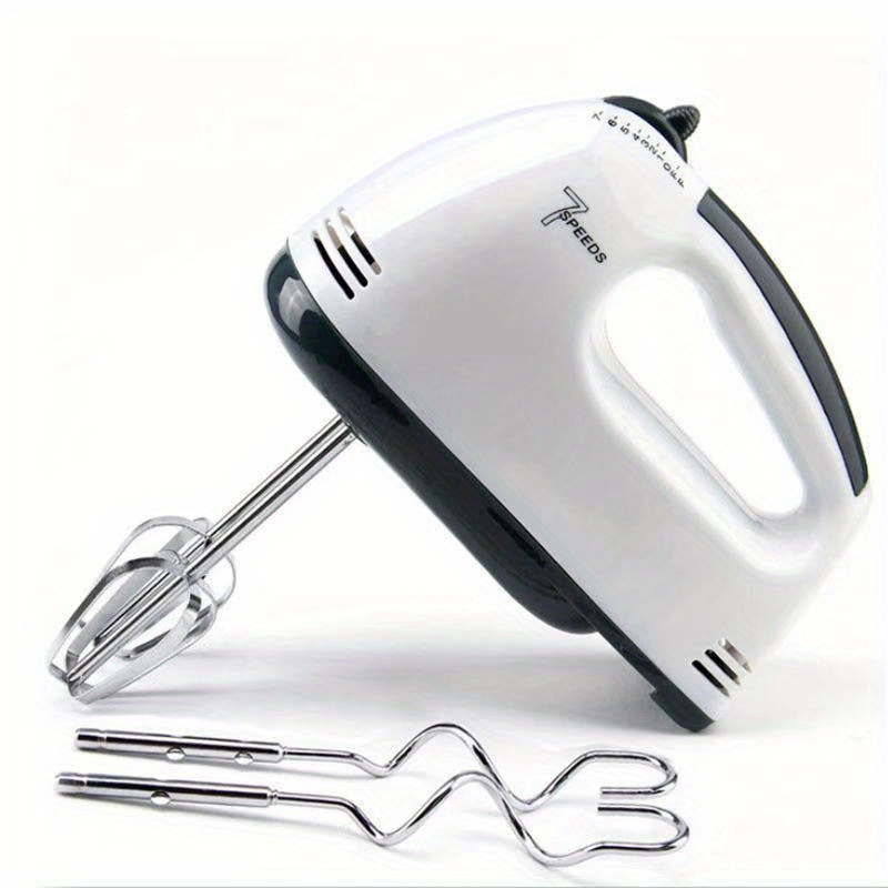 SELINGY Rechargeable Cordless Hand Mixer Electric - 7 Speed Electric Handheld Mixer with Storage Base, Digital Screen, 4 Stainless Steel