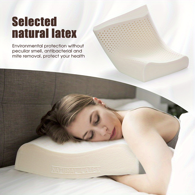 Almohada látex Cervical Triplex Pardo firmeza media-baja - 135 cm