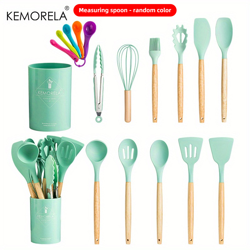12 Piece Measuring Cups and Spoons Set Cute Colored Plastic Measuring Cup  Spoon Used in Baking and Kitchen(Random Color) - AliExpress