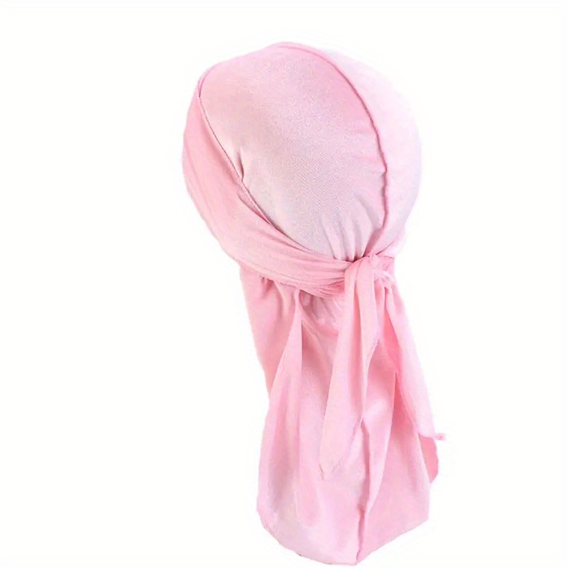 Velvet Durags For Men Long Tail Doo Rag Velvet Men Du - Temu