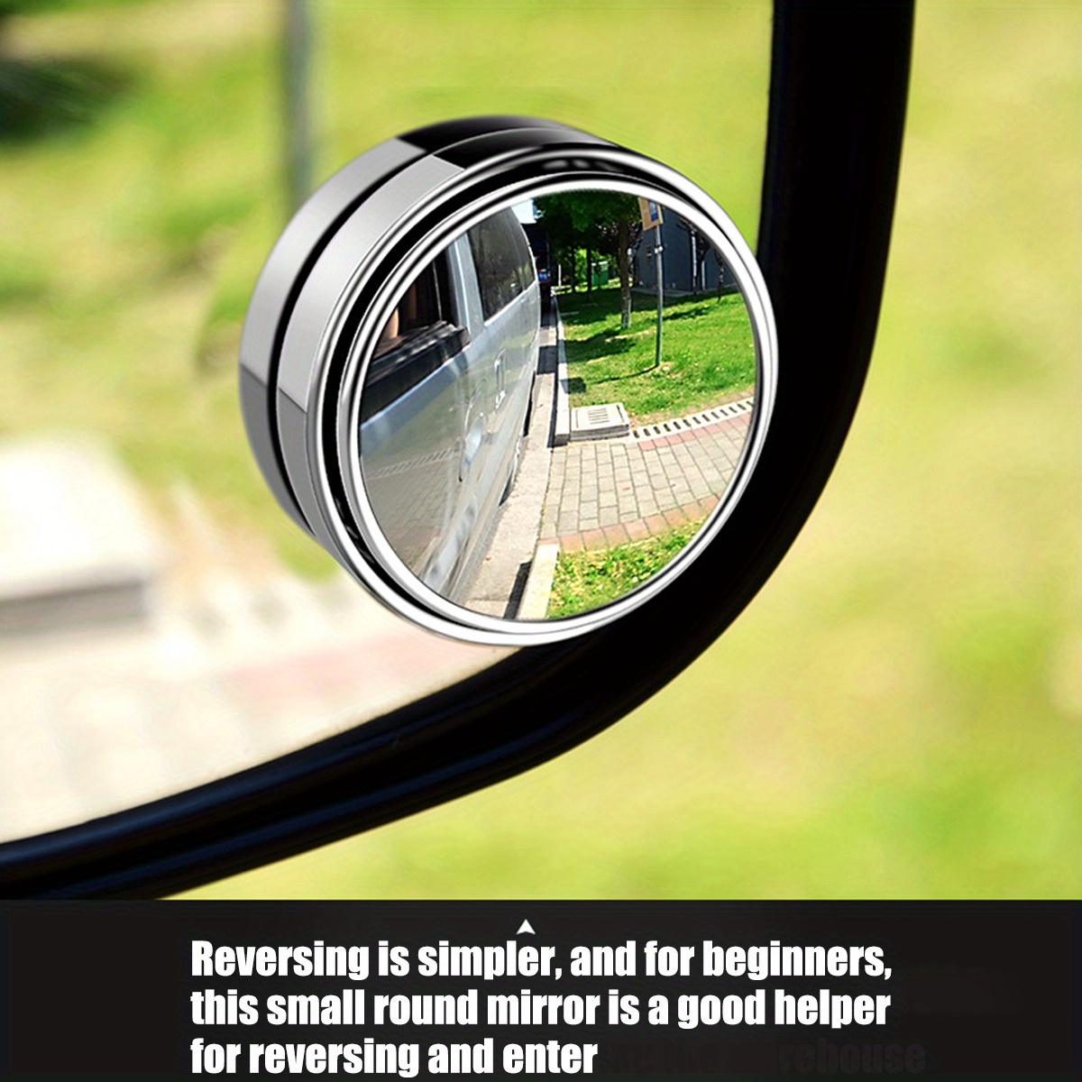 Car Rearview Mirror Small Round Mirror Reverse Blind Spot - Temu