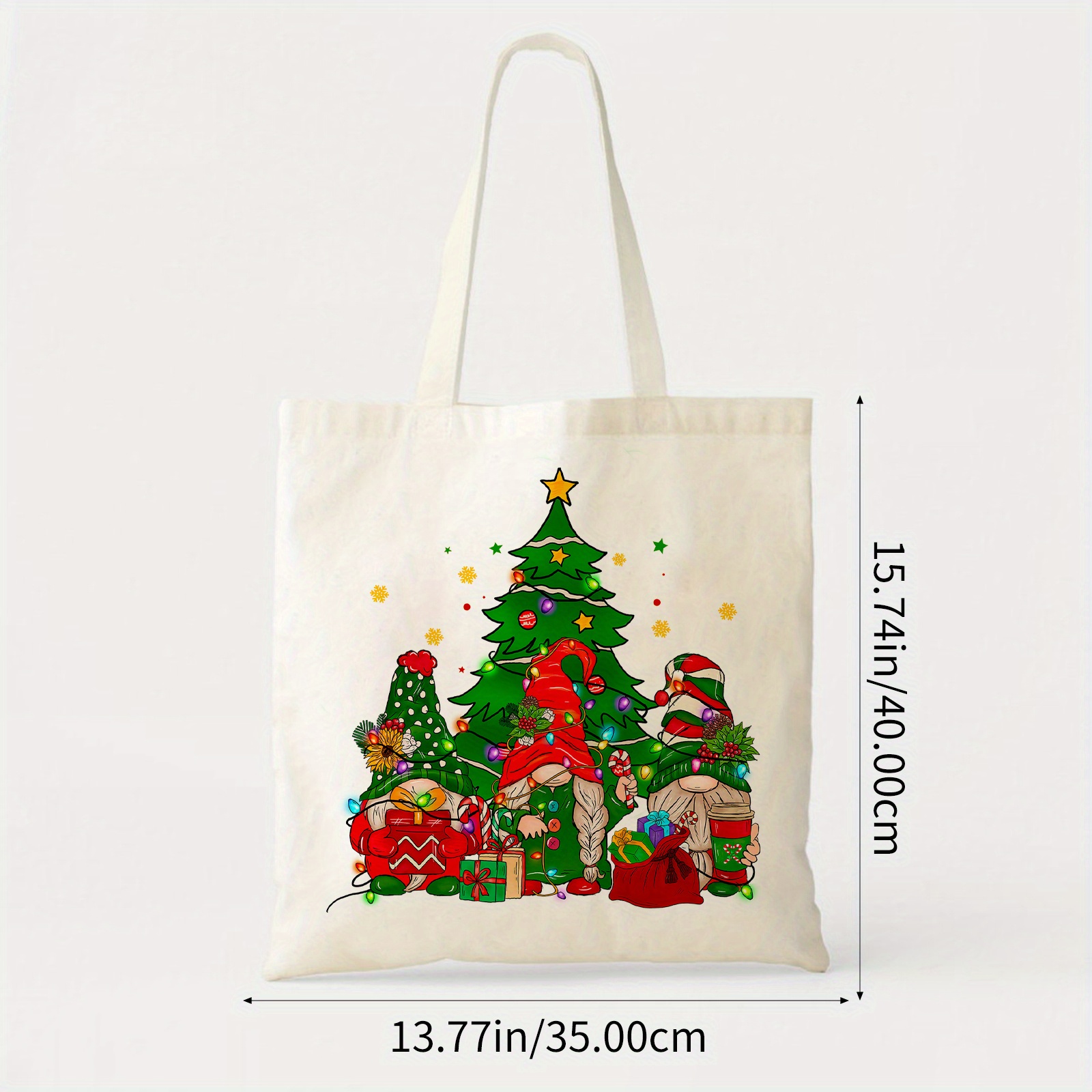 Designer Bag for Christmas -Gifts for Women- All over printed canvas tote