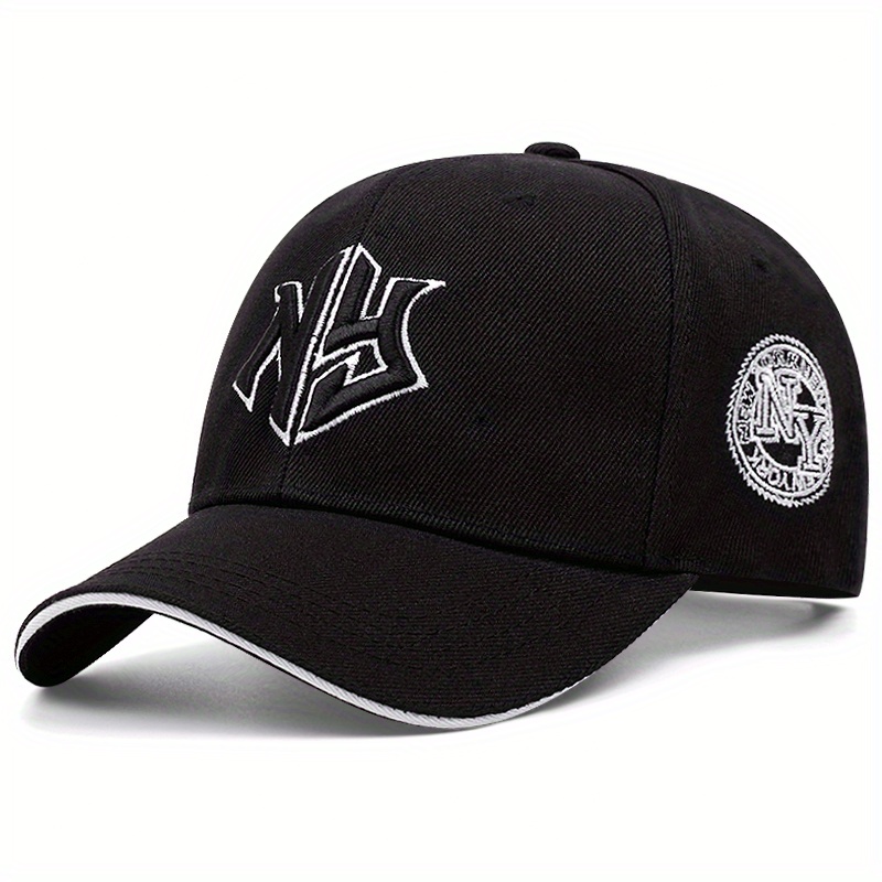 1pc Men's "NY" Embroidered Baseball Cap, Men's Hats, Ideal choice for Gifts details 4