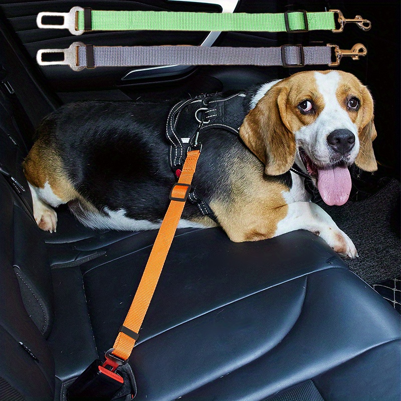  ginzu mascota cinturón de seguridad para perro cachorro de  vehículo coche Car cinturón de seguridad Arnés Clip de plomo perro de  mascota suministros tracción de productos palanca de seguridad Auto 