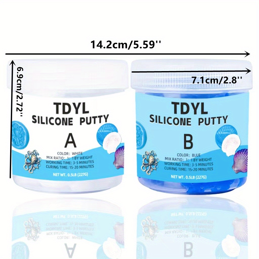 Mold Silicone Putty 2 Part Molding Compound Fstrong Reusable - Temu