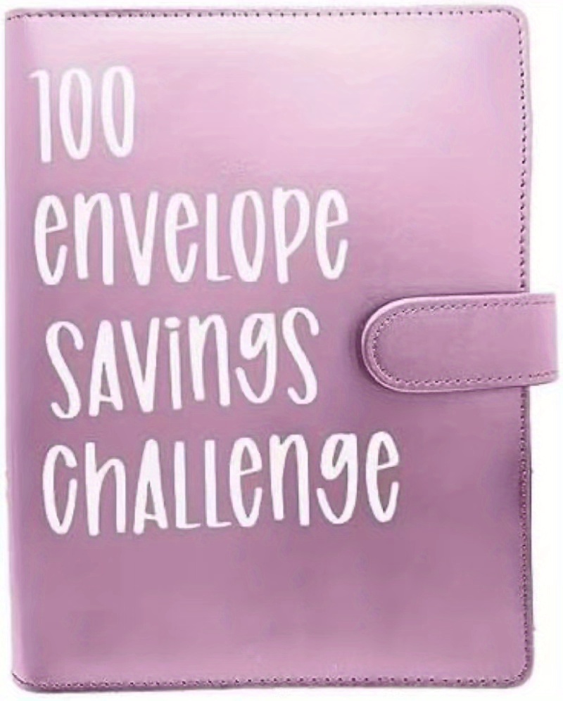 100 Envelopes Money Saving Challenge Budget Binder Savings Temu New