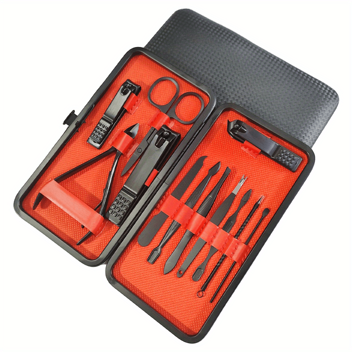 Manicure Set, Pedicure Kit Nail Clipper Set Professional Men Grooming Kit  Stainless Steel Portable Travel Nail Kit 