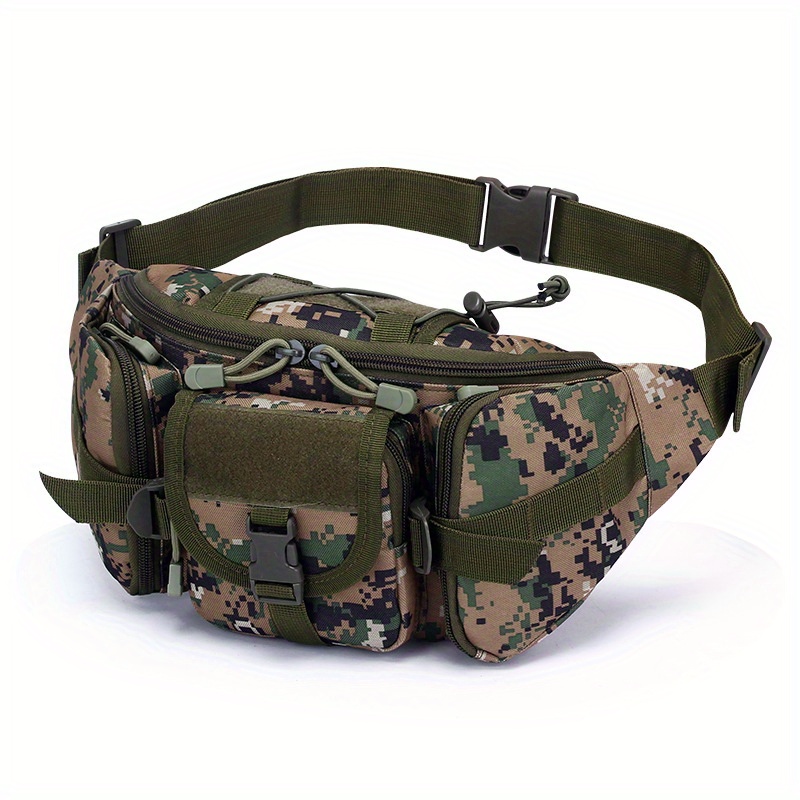 Tactical Waist Pack Portable Bag Military Waist Bag for Outdoors Fishing  Cycling Camping Hiking Traveling Hunting