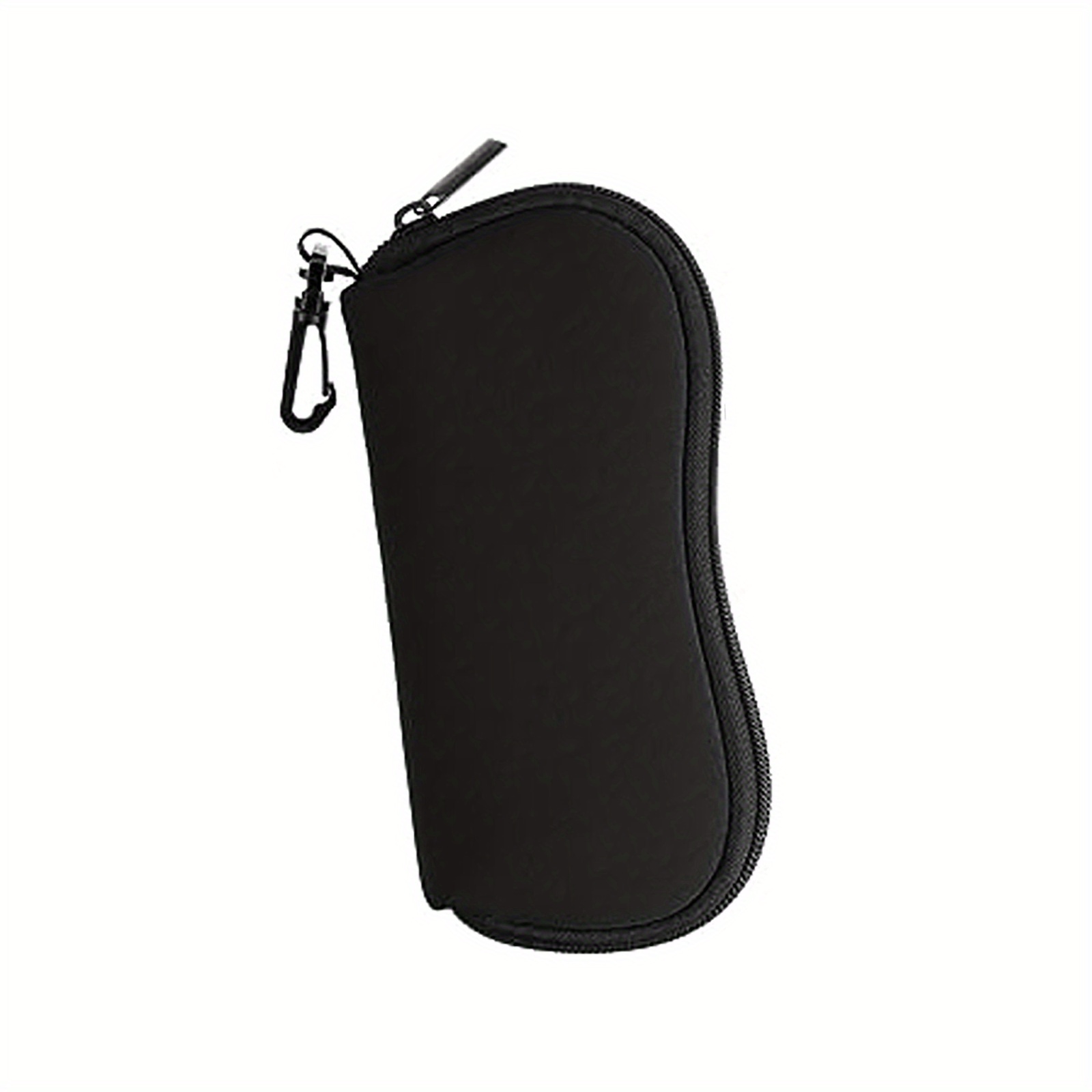 TEMU 1pc Of Soft-shell Portable Neoprene Zippered Glasses Case, Safety For Glasses