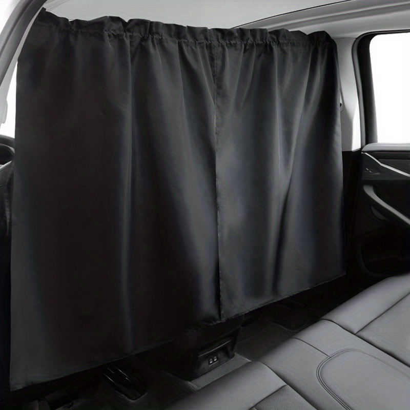 Black Car Front Rear Partition Curtain In car Middle Shade - Temu
