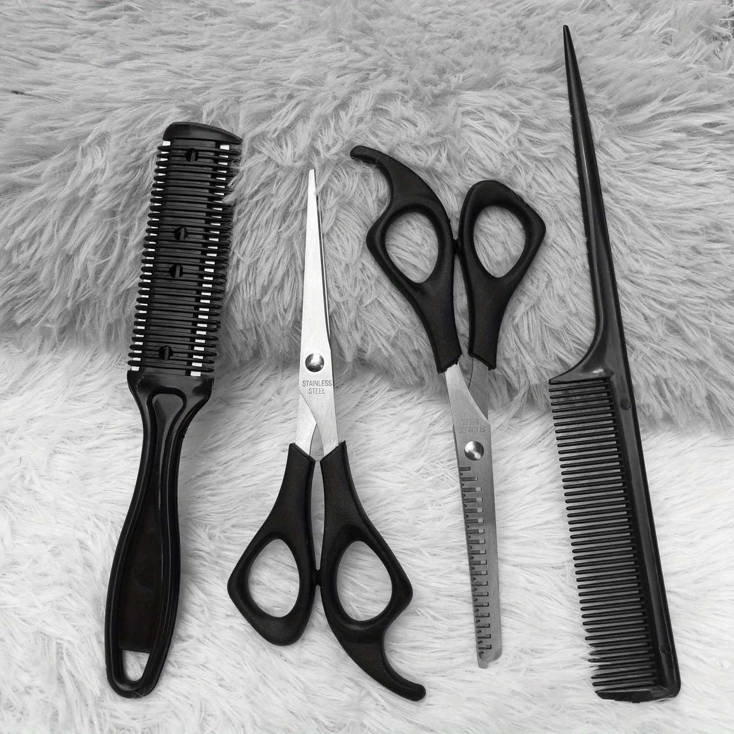 Salon Professional Barber Hairdressing Set Hair Cutting - Temu