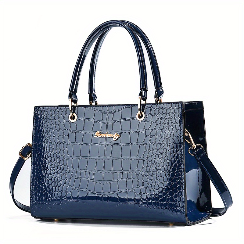 Luxury Womens Bags Designer Crocodile Pattern Leather Shoulder Bag Brand  Women Crossbody Casual Handbag Women Tote Bags Sac