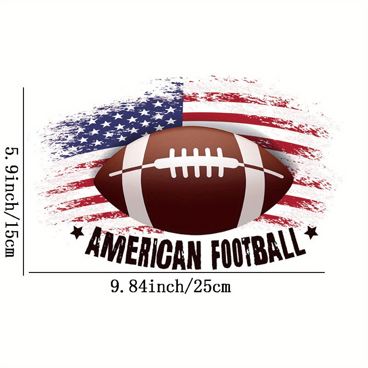  American Football Iron on Transfer Sports Iron on