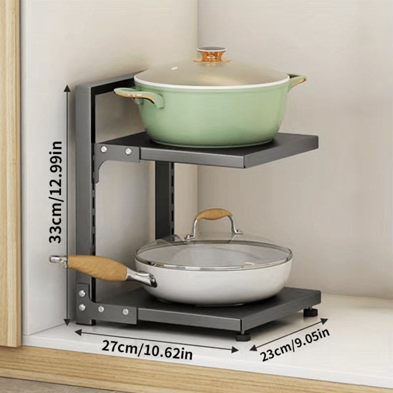 Support de rangement pour casseroles et poêles - Support réglable pour  placard de cuisine - Design amovible à clipser - Gardez vos ustensiles de  cuisine bien rangés : : Cuisine et Maison