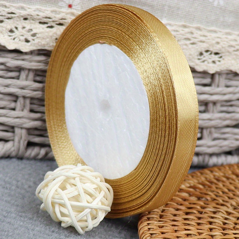 25 Yards Satin Ribbons For Crafts Bow Handmade Gift Wrap - Temu