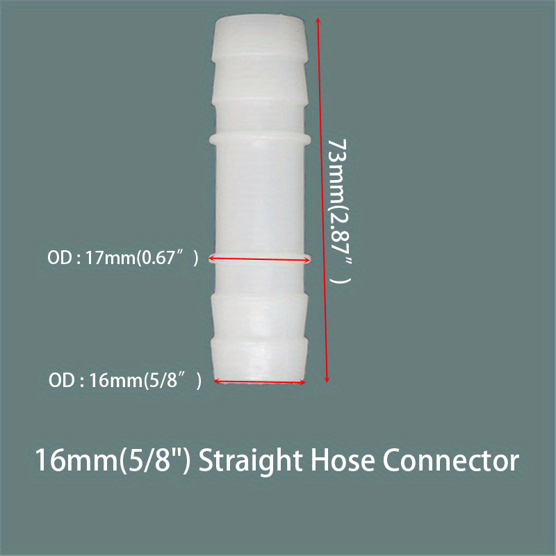 Hose Straight Joint Equal Diameter Plastic Water Pipe Repair - Temu