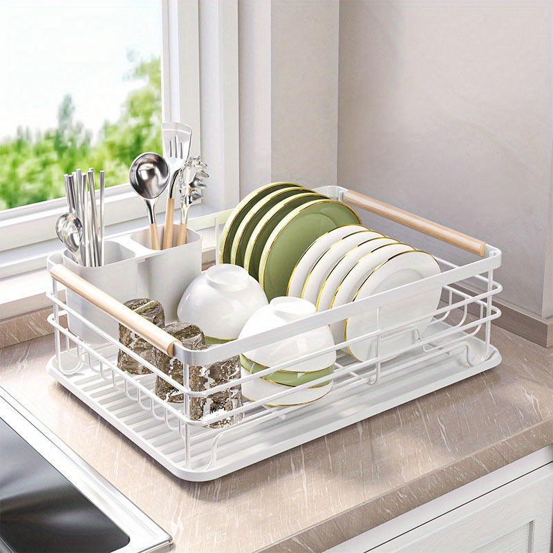Small Dish Drainer,Stainless Steel Bowl Drying Rack for Kitchen Counter  Organize