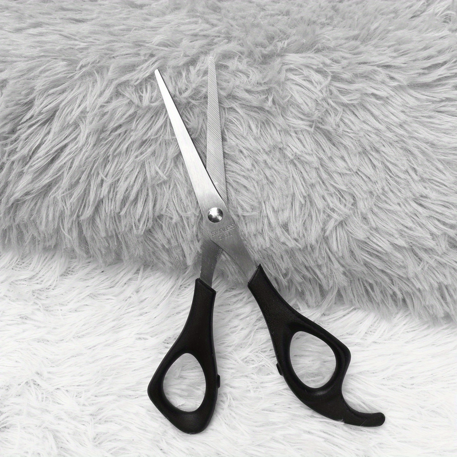 Professional Hair Scissors Ribbon Comb Flat Cut Trim Texture - Temu