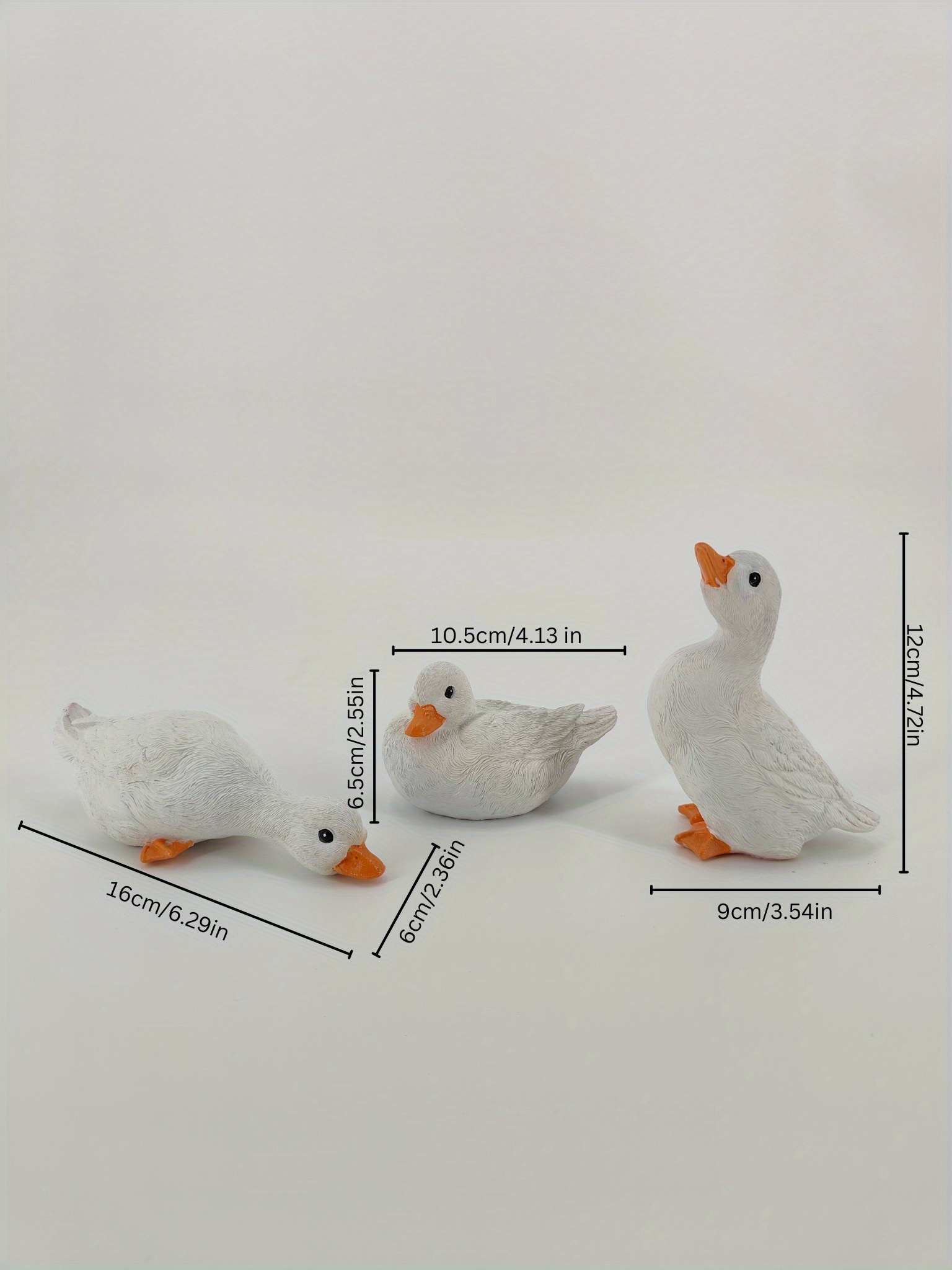 Lifelike Duck Sculpture Desktop Home Decor Garden Decor Temu