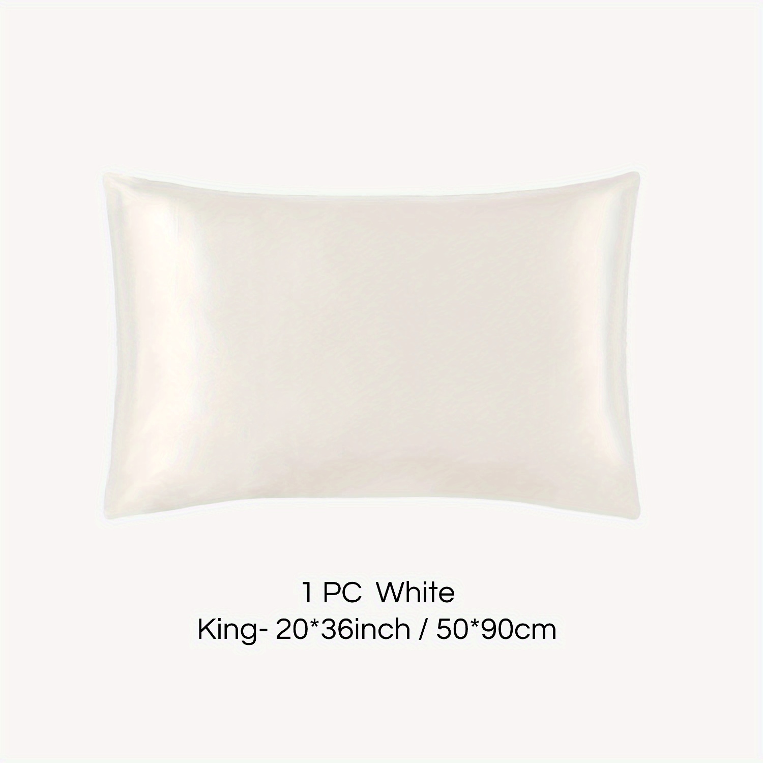 Set *2 Protectores de Almohadas Acolchada Blanco 50 cm*90 cm