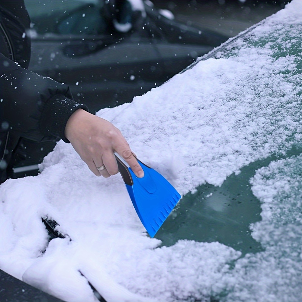 JNNJ 2 Stück Runder Eiskratzer, Windschutzscheiben-Schnee-Entferner,  Auto-Fensterglas-Reinigungswerkzeug, Kegel-Enteisungs-Werkzeug, Für die