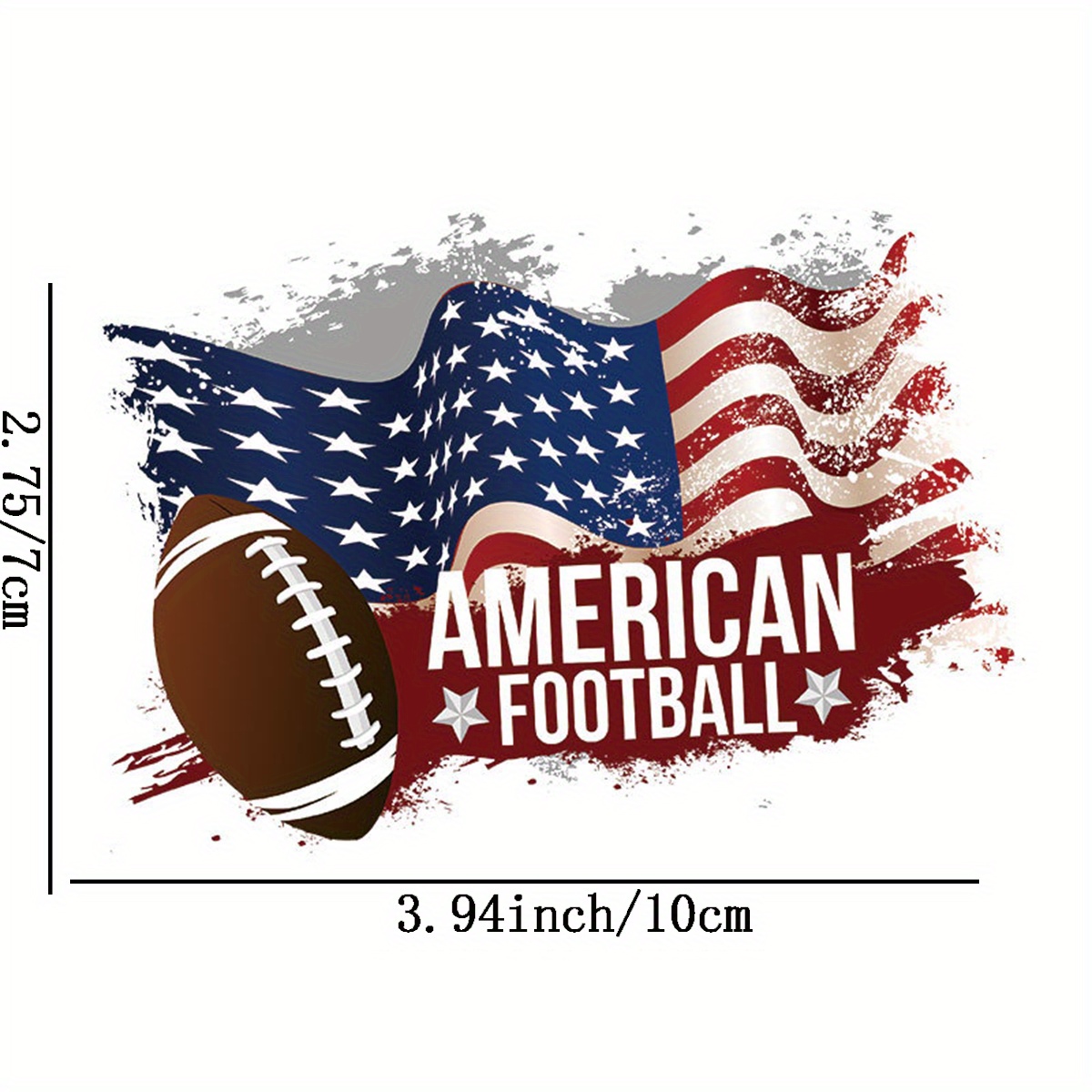 American Football Iron On Stickers Heat Transfer Decal - Temu