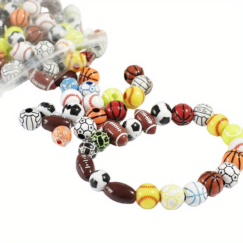 * Assorted sport beads