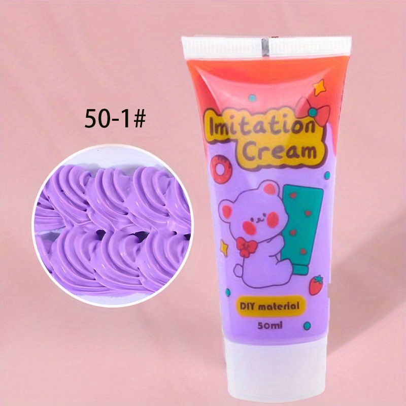 Simulated Cream Glue Diy Handmade Customized Material Cheap - Temu