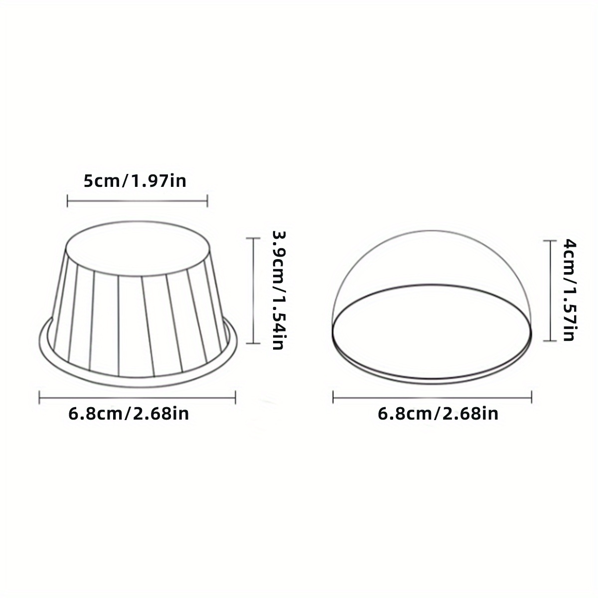 Disposable Paper Cupcake Cups Lids Disposable Muffin Cups Temu Ireland