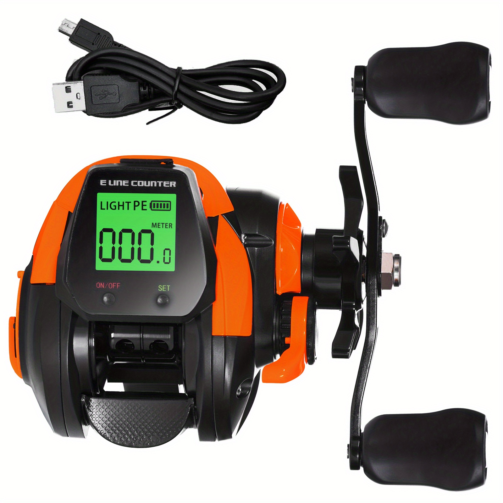 New LED Screen Electronic Fishing Reel