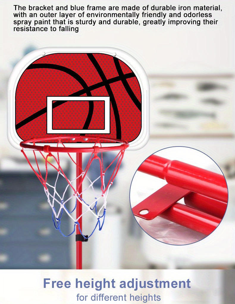 Children's Basketball Hoop Adjustable Height.fun - Temu