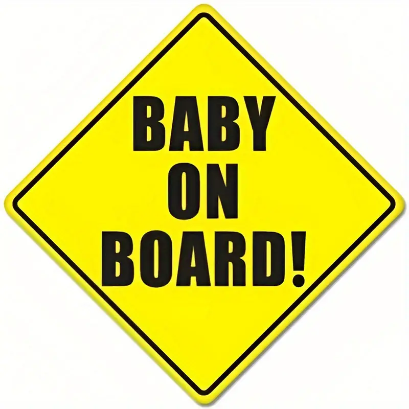 Baby On Board Baby-sicherheitsschild-autoaufkleber, 12,7 Cm X 12,7 Cm - Auto  - Temu