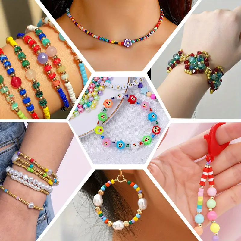 1000 Perline Di Legno Colorate 8mm - Macaron E Perlescente, Per Gioielli Fai Da Te E Decorazioni - Foto 6