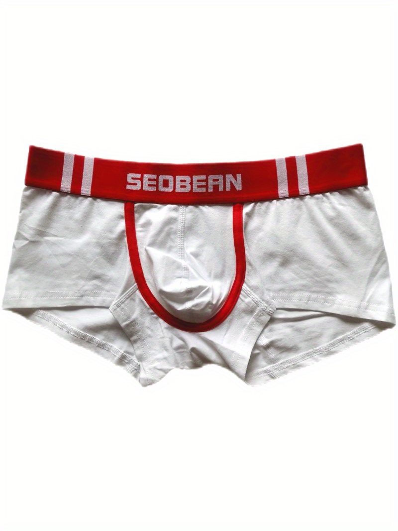 Yandy, Underwear & Socks, Mens Color Block Red Black White Boxer Briefs S